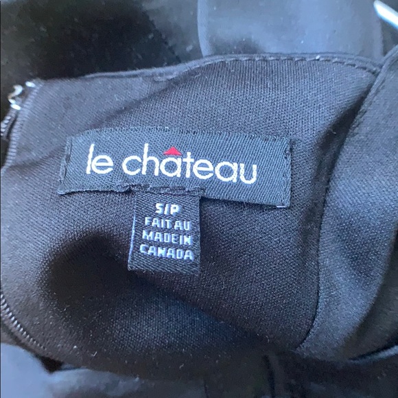 Black Cocktail Dress with Bow - Picture 5 of 9